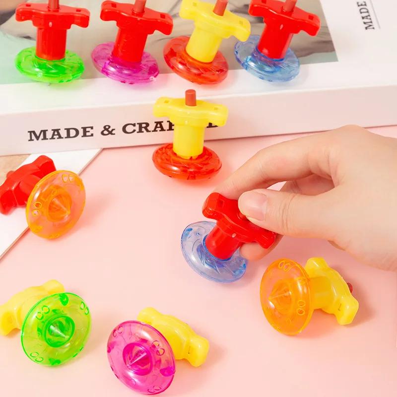 20Pcs/Set Colorful Mini Torsion Speed Gyro Spinning Toys for Kids Birthday Party Favors Pinata Fillers Kindergarten Rewards