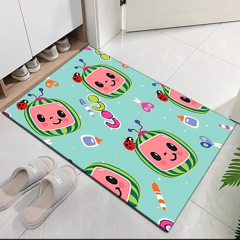 Cocomelon Printed Carpetrugfor Office Chair Living Room Bedroom Kitchen Room Decor Gifts