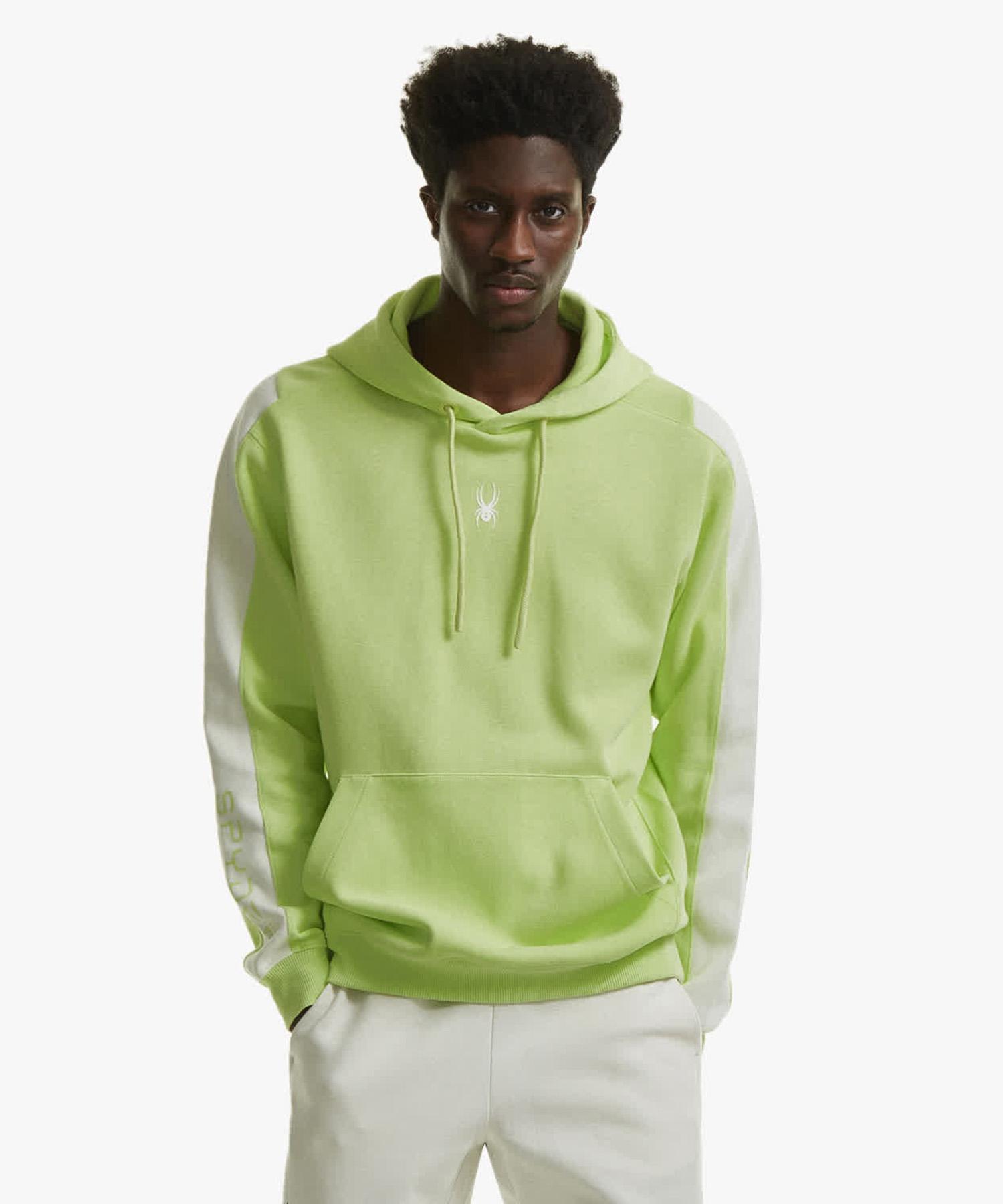 Spyder Unisex Sleeve Lettering Logo Hoodie Sphpcnhd303Ulim Lime/095