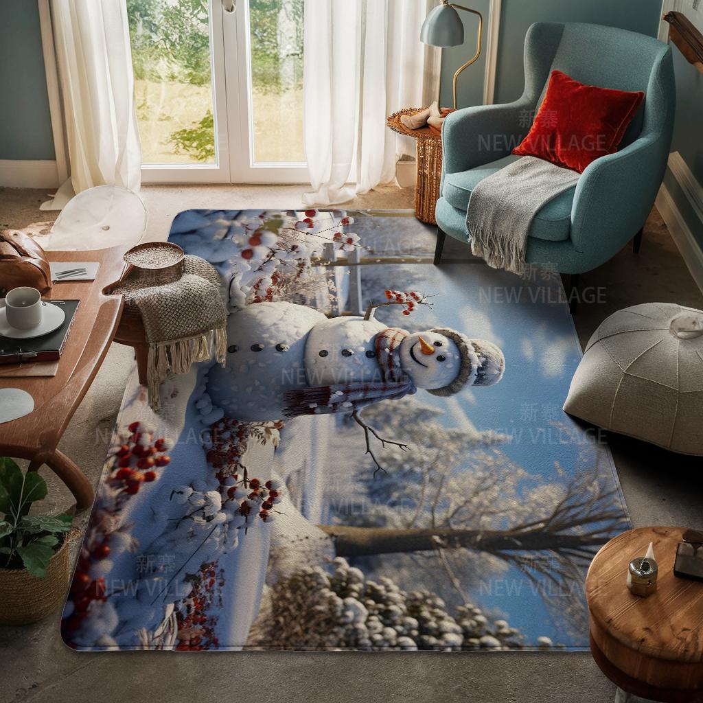 Koberec ke vchodu do domu Rohožka ke dveřím do domu Obývací pokoj Vana Koupelna Protiskluzové koberce s absorpcí vody vana Veselé Vánoce zima