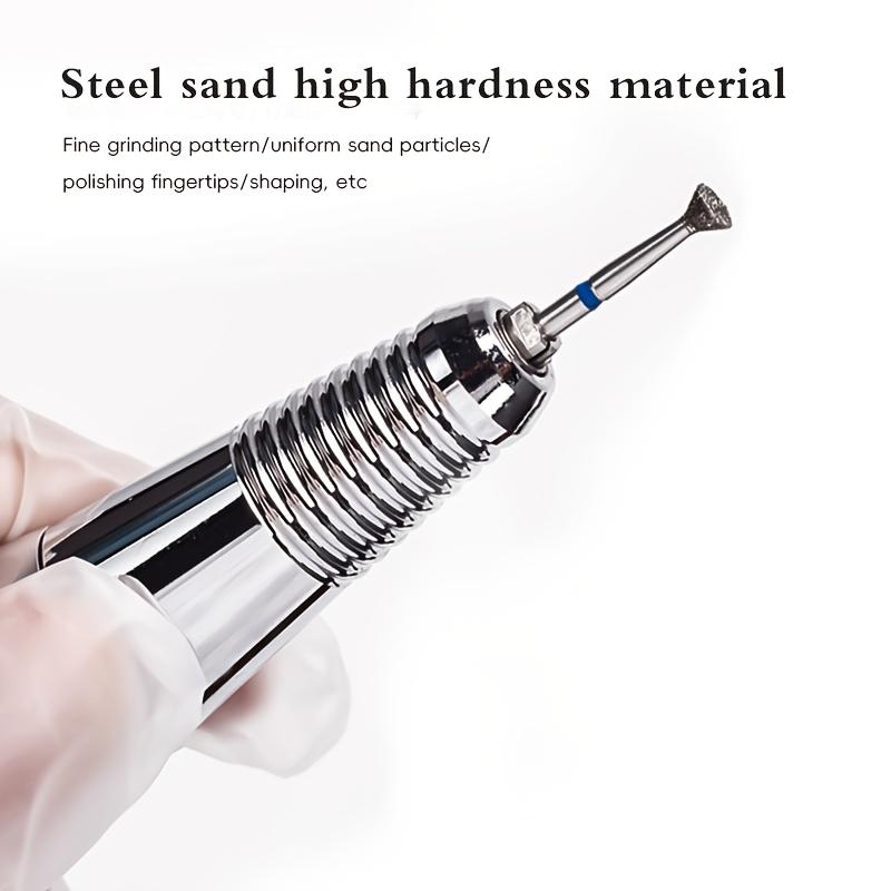 A Set of Drill Bits, Using Low-allergy Tungsten Carbide Tips, Medium Grit (M), Suitable for Removing Nail Polish, Cuticles, and Gel Nail Polish