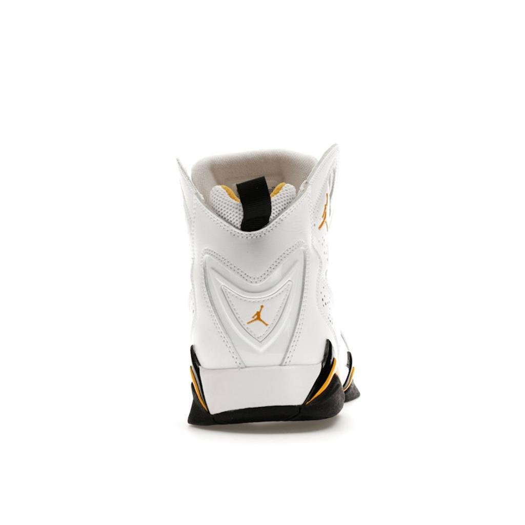 Air Jordan Jordan True Flight White Yellow Ochre Men Sneakers Black 342964-107