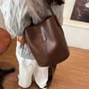 Bag Women's 2025 New Fashion Women's Bag Simple Large-capacity Bucket Bag Korean Version Dongdaemun Shoulder Messenger Bag