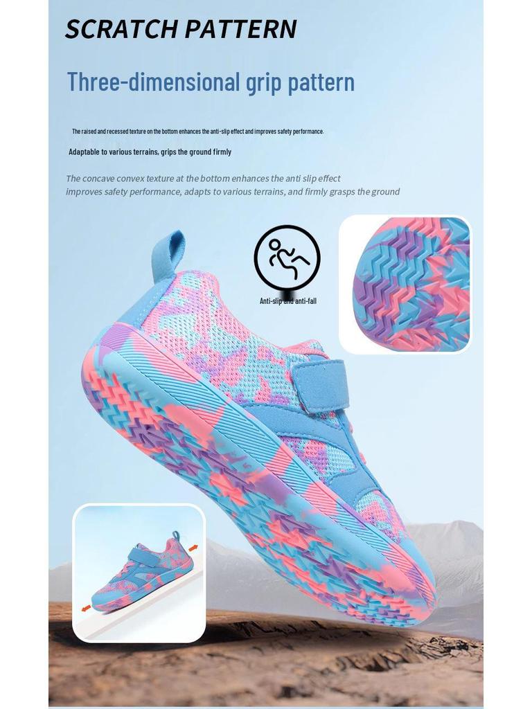Children's Wide-Toe Barefoot Non-Slip Breathable Outdoor Sports Shoes