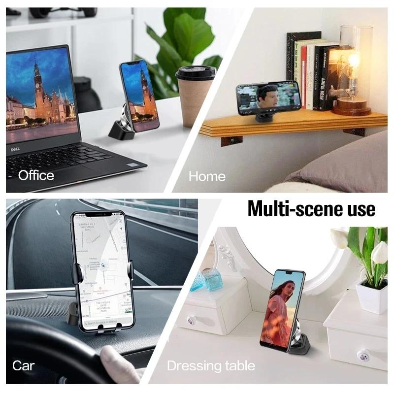 Universal Mobile Phone Car Dashboard Phone Bracket Base In Holder Car Air Outlet Clip Cellphone GPS Stand Cradle Car Accessories