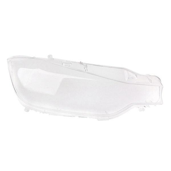 1 Pair Transparent PC Headlight Covers for BMW: Front Car Headlight Shell