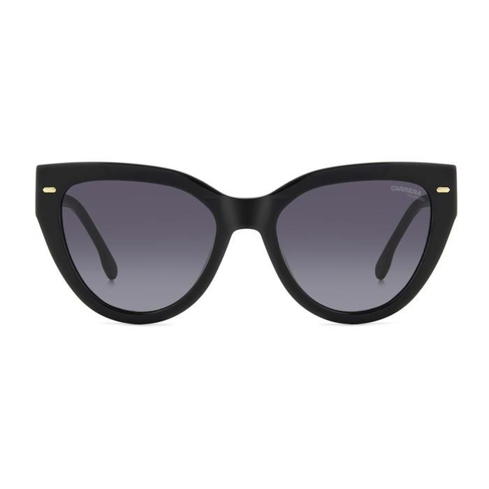 Lunettes de Soleil Carrera CARRERA 3017/S 55/19/140 BLACK/GREY SHADED POLARIZED acétate femme CARRERA 3017/S