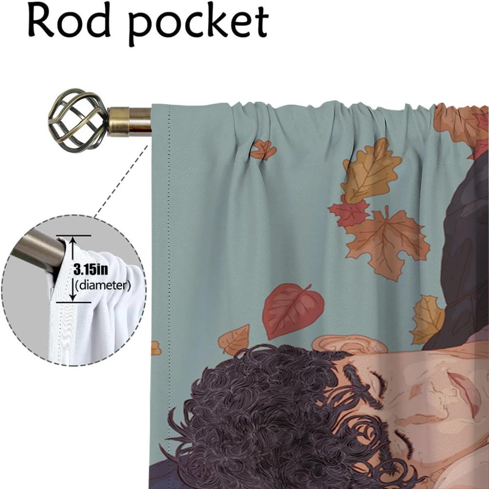 Tulle for Bedroom Heartstoppers Elegant Room Curtains 2 Pieces Partition Window Curtain Home Interior Curtains Shades Living