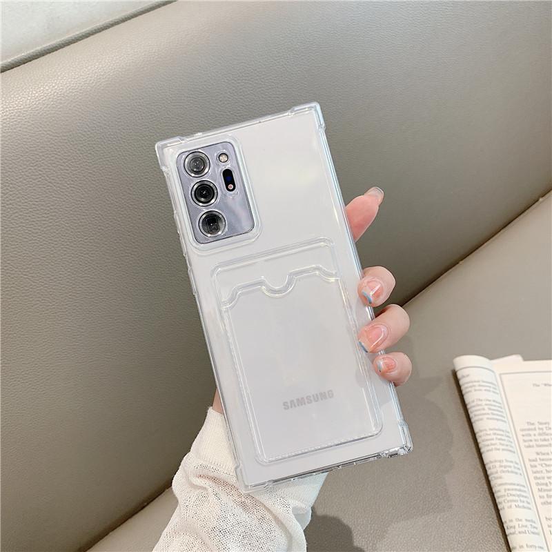 Simple Transparent Card Samsung A11 1G/A11/S11 + Mobile Phone Case S11ultra Card Bag S11fe