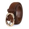 Women'S Belt Versatile Jeans Decorative Pin Buckle Belt Fashion Korean Version Double-Sided Leather Velvet High-Quality Belt