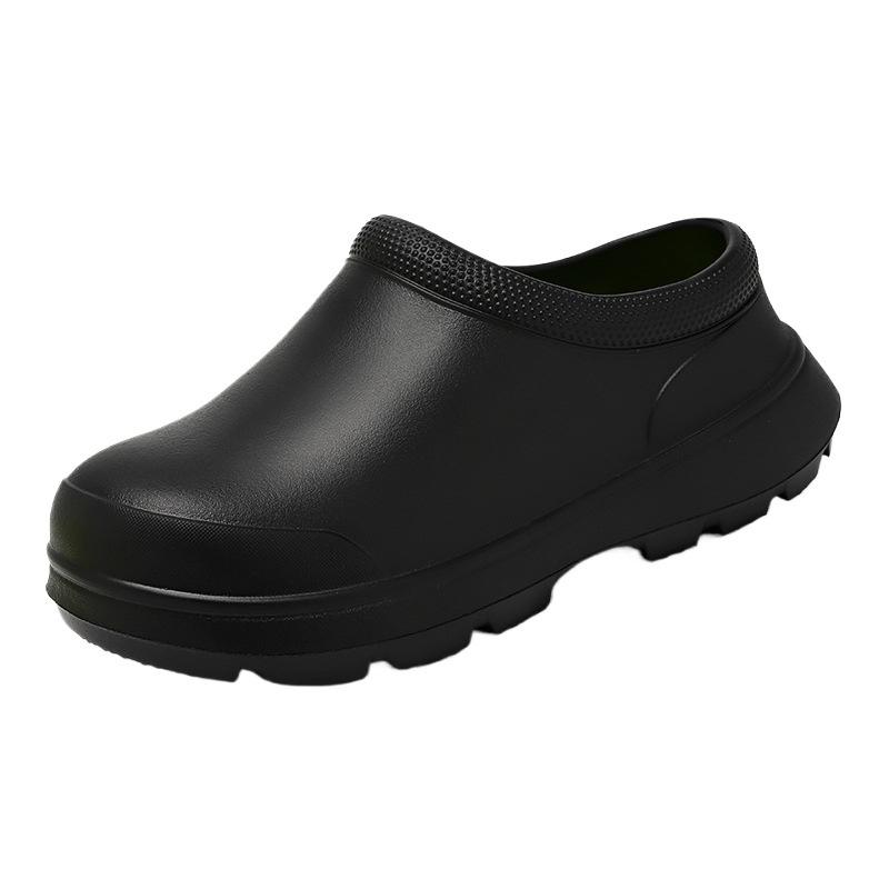 Kochschuhe Herren Frühling rutschfest, wasserdicht und ölbeständig Küche Herrenschuhe schwarze Plateauschuhe Herren Slipper Arbeitsschuhe