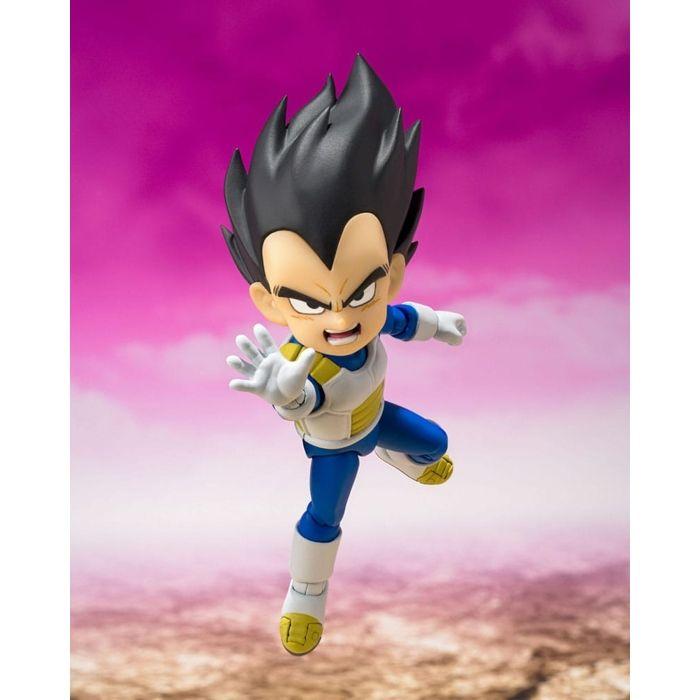 Figurine - BANDAI TAMASHII NATIONS - S.H.Figuarts Vegeta Mini - 7 Cm - Collection - Dragon Ball