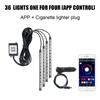 Automotive Interior Decorative Lights LED Car Foot Light 24/36/48/72 LED Atmosphere Lamp Ambient Lamp Remote/Voice  Control