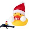 Kerst Auto Ornamenten Anime Schattige Rubberen Eend Auto Decoraties Speelgoed Cadeaus Voor Auto decoreren auto Dashboard Decor Accessoires