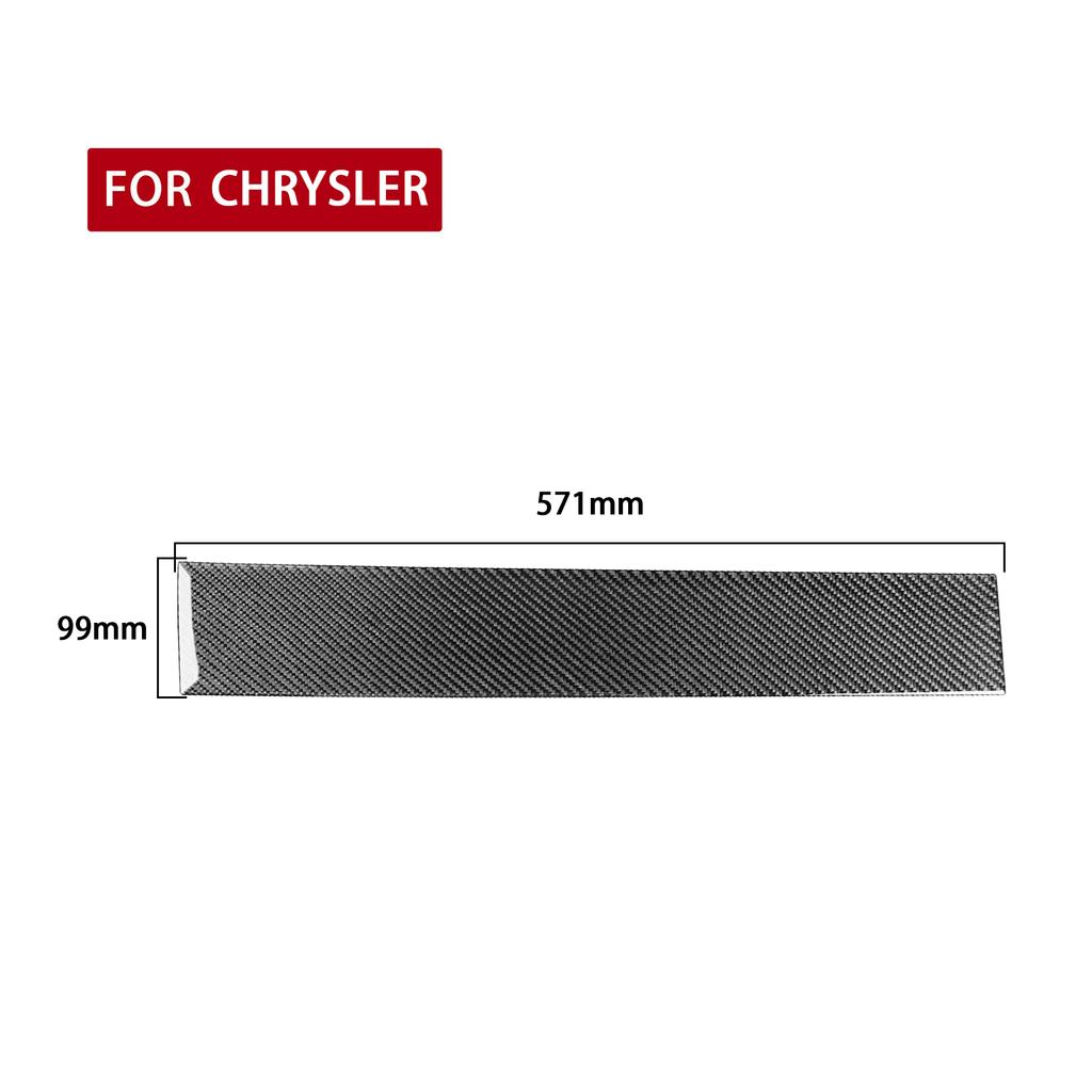 Car Accessories Passenger Trim Strip For Chrysler 300 300C 2005 2006 2007 Carbon Fiber Trim Sticker Modification Decoration