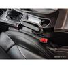 Leather Seat Gap Filler, No Drop Seat Guard Universal For Car SUV, Truck To Fill The Gap Between Seat And Console Black Crevice Plug Drop Blocker