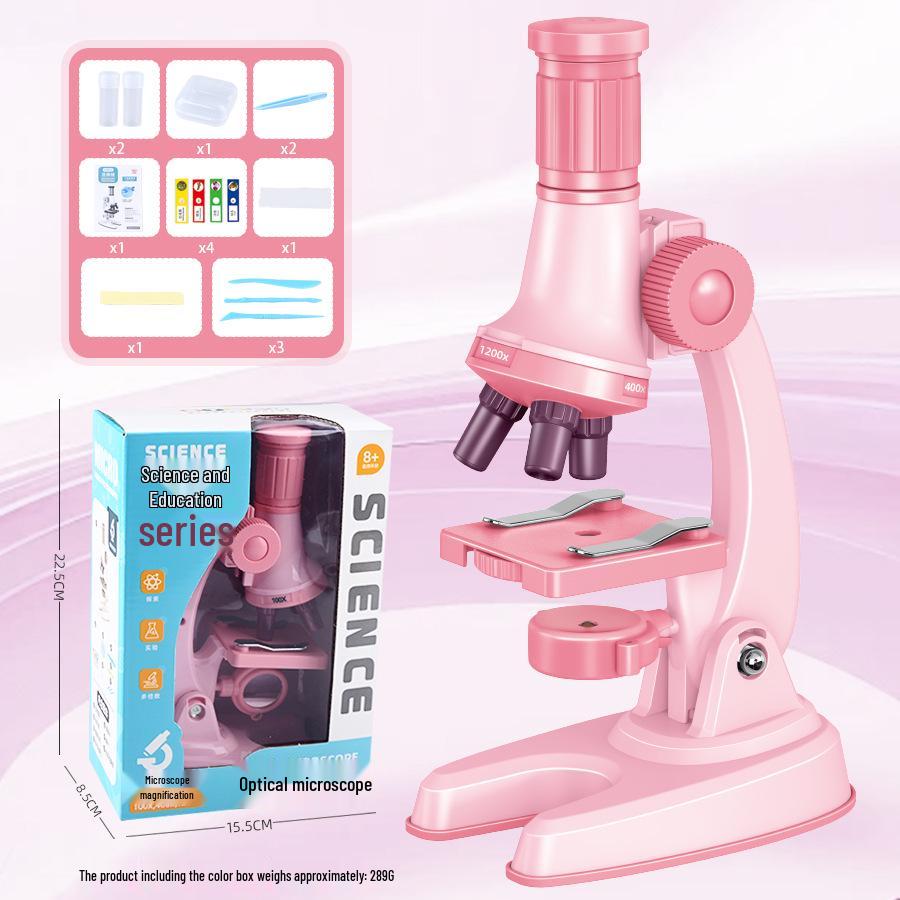 1200x HD Optical Microscope for Kids - Science Education Toy for School Experiments