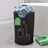 Storage Basket Collapsible with Arc Handles Easy Carrying Container Durable Waterproof Oxford Storage Bin