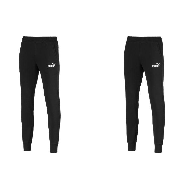 Puma Casual Logo Knit Joggers Men Bottoms Black 851753-01