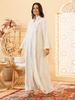 Elegant Sequin Embroidered Muslim Women's Robe - Middle Eastern Style Long Dress