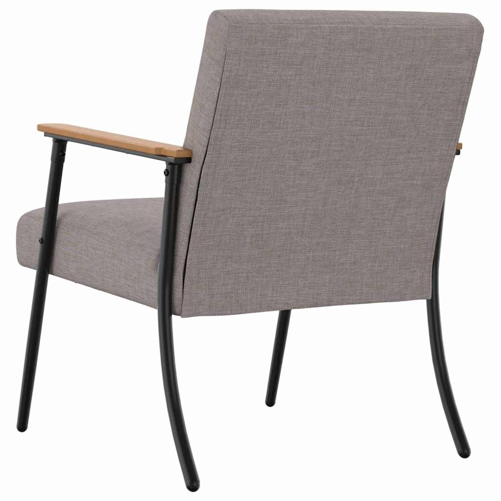 Armchair Taupe Fabric