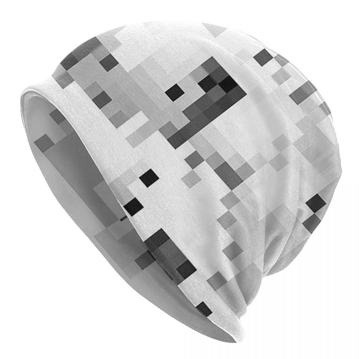 

Black And White Camouflage Unisex Women Adult Beanies Caps Knitted Bonnet Hat Warm Fashion Autumn Winter Outdoor Skullies Hats One Size