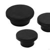 3 Pieces Tailgate Plugs Repair Parts Spare Tire Carrier Delete Rubber for jk Models Black Easy to