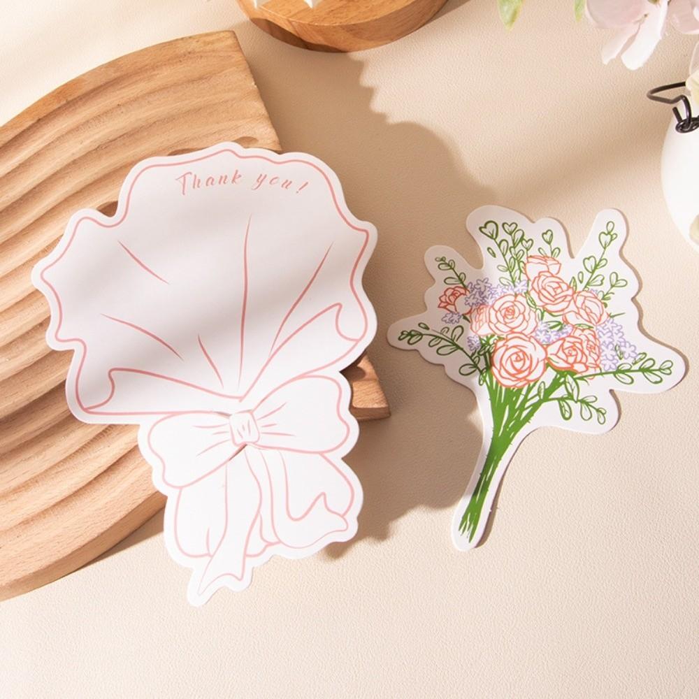 Mini Size Thank You Card DIY Bless Card Ins Cake Decor Tag  Birthday Gift