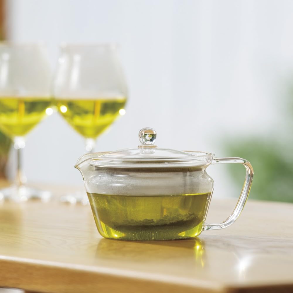 HARIO [Chacha Zen Kyusu] Enjoy Japanese tea in style with this heat-resistant glass kyusu. Gift wrapping available. Model number: CHZ-30T