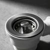 Rust-Resistant Sink Drain with Strainer Removable Plug