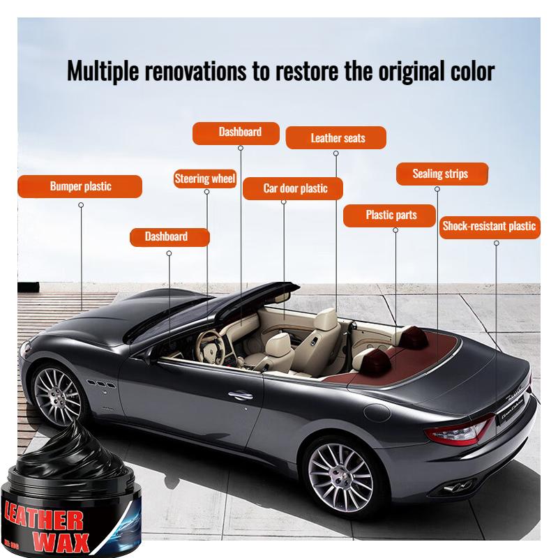 Car Leather Cleaning Care Agent Car Seat Polishing Care Care Oil Cream Leather Boots Care Agent Car Interior Cleaning Care Cream