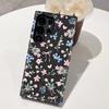 Korean floral bow Samsung S26Ultra mobile phone case ins wind two-in-one film case S24 anti-drop women's model