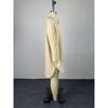 Women's 2026 Summer New Fashionable Turn-down Collar Buttoned Loose Striped Long Sleeve Mid-length Shirt