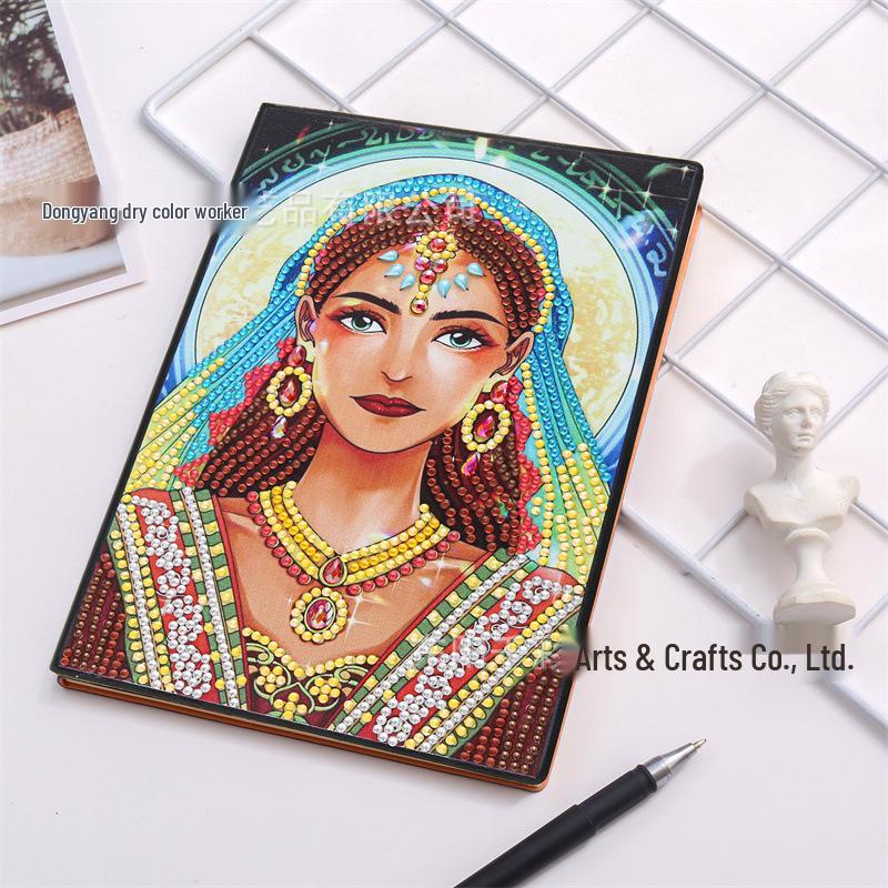 DIY Diamond Painting Business Notebook – Creative Dot Drill Writing Book for Kids