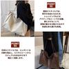 Lotte Lacca Lightweight Large Horizontal Tote Bag, PU Leather, for Men and Women, Large Capacity, A4B5 Capacity, Solid Color (Beige)