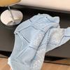 Knitted sweater women's autumn new design sense fashionable versatile and thin top
