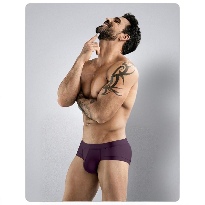 Men's Ultra-Thin Breathable Ice Silk Triangle Underwear - 2025 New, Comfortable Summer Wear