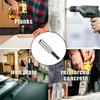 6pcs Extended Hex Driver Bit Holders 60mm Magnetic Alloy Steel Durability Socket Wrench Adapters for Automotive Repair