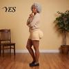 Adult Halloween Costume Accessory 2Pcs/Set Funny Prank Costume, Padded Fake Chest Ass Set with Adjustable Granny Outfit Prop Straps, Plush-Filled for