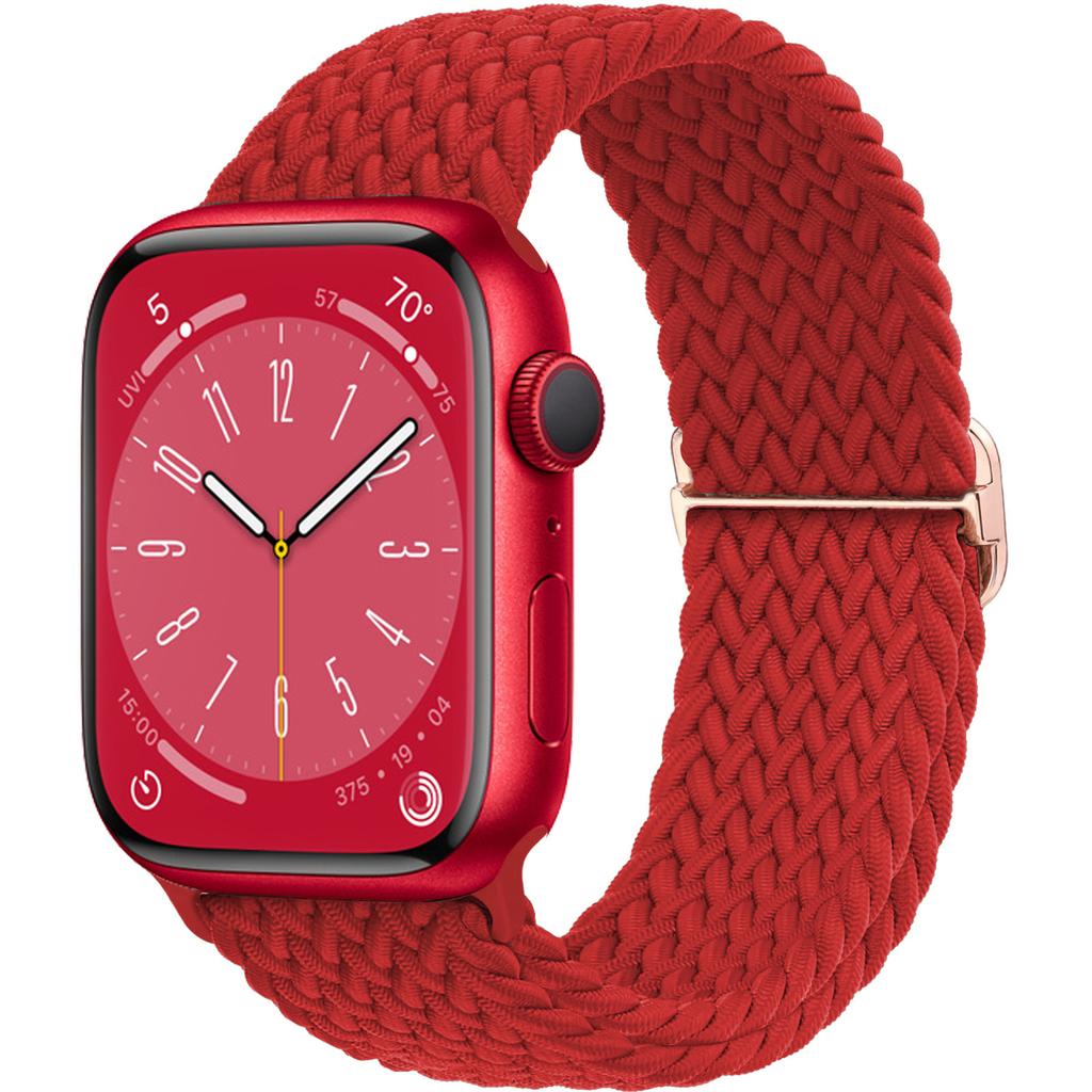Braided Solo Loop Strap For Apple watch band 44mm 40mm 49mm 45mm 41mm Elastic Nylon bracelet iWatch series 8 3 se 6 7 Ultra 2 9