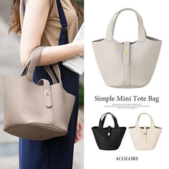 AquaGarage Petit Sac Tote Simple, Noir, Taille Unique