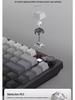 K81 Customizable Three-Mode Side-Engraved Mechanical Keyboard with PBT Two-Color Gradient Luminous Design