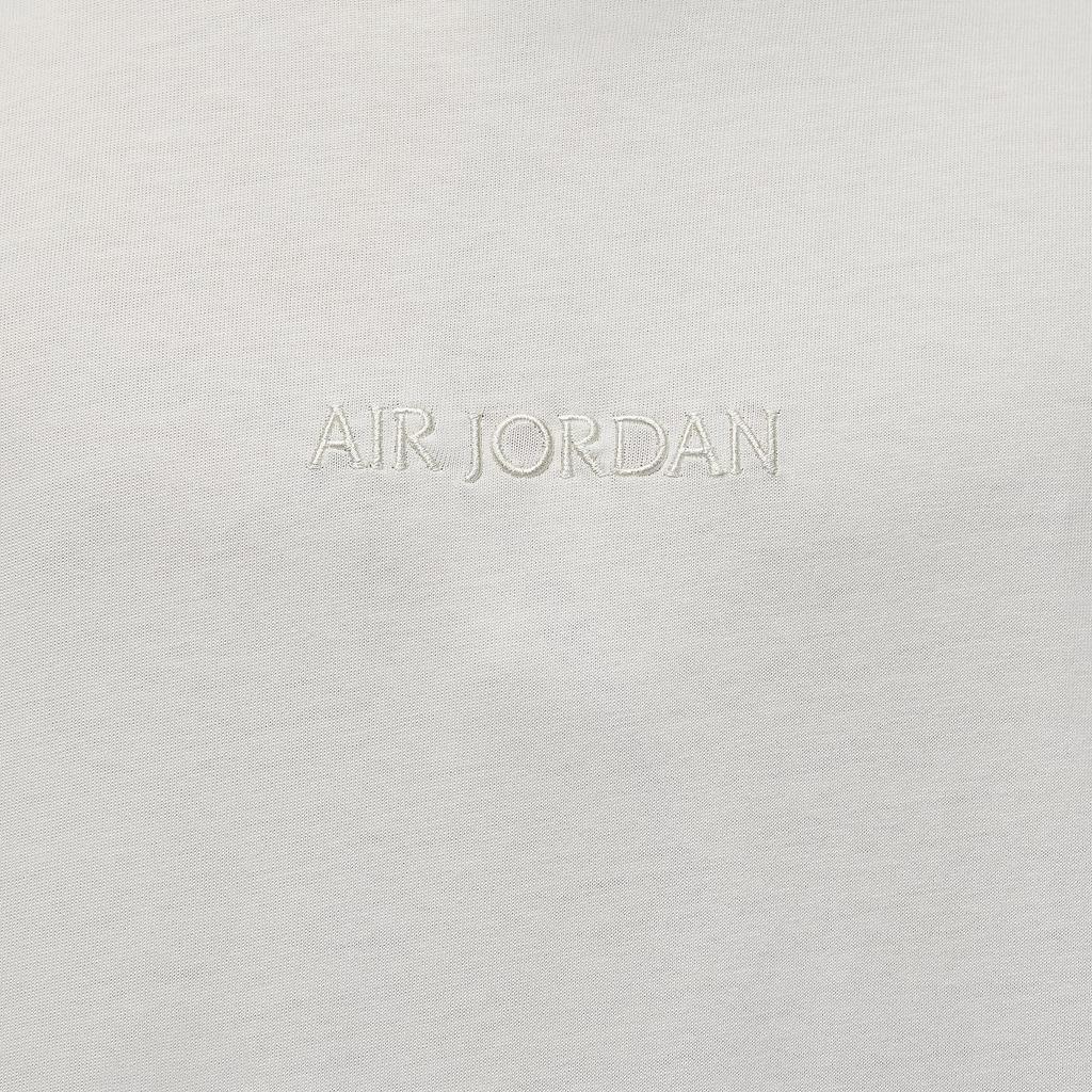 Jordan Wordmark Series Solid Color Crew Neck Casual Short Sleeve T-Shirt Men Tops White FJ1970-133