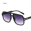 Retro Tortoiseshell Pilot Sunglasses Women  Designer  Oversized Shades Eyewear Driving Double Bridge Men T Sun Glasses