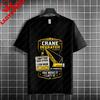Humorous Crane Operator Slogan Graphic T-shirt 100% Cotton Short Sleeve Tshirt Casual Workwear Is Suitable for Crane Operators