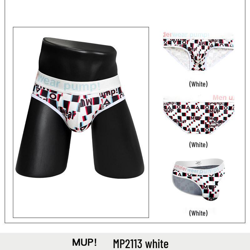 Trendy Low Rise Color Block Slim Fit Hip-Lifting Men's Sport Briefs