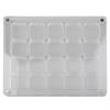 Clear Acrylic Mini Shell Organizer with 18 Grids for Beach Collectors