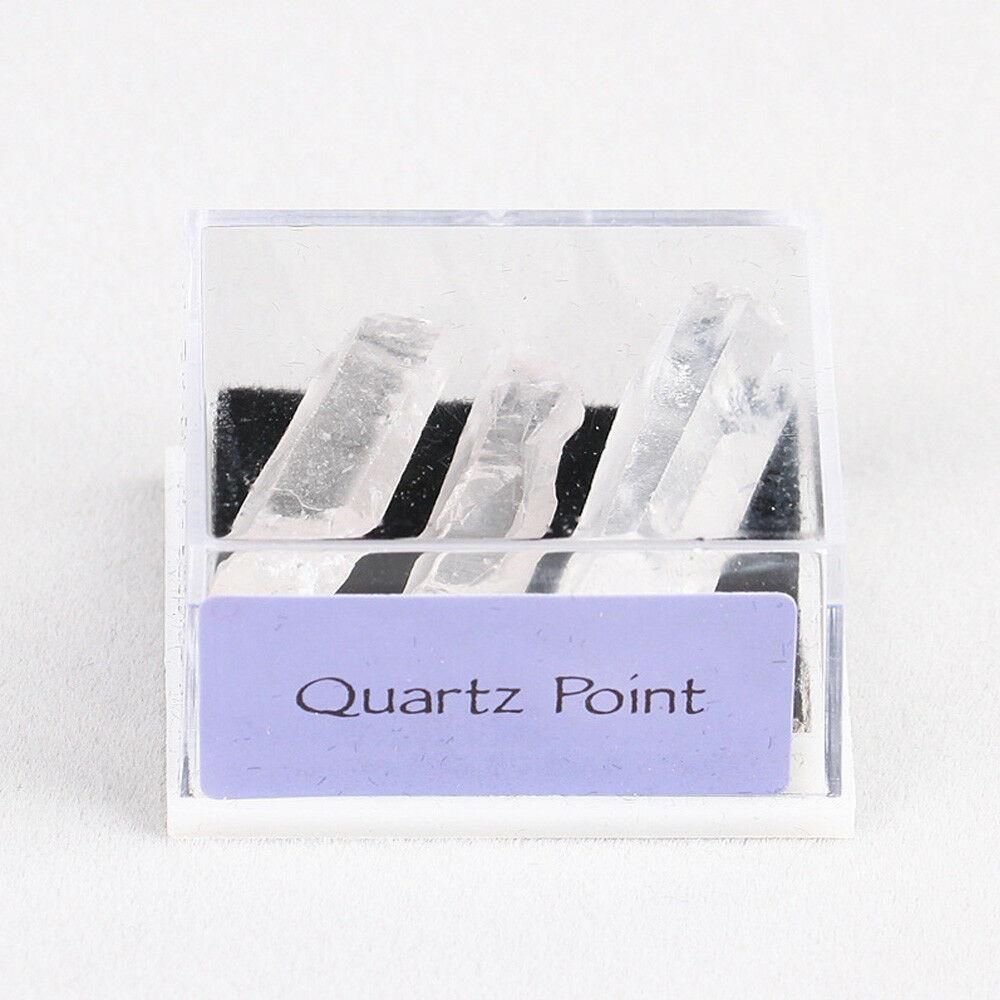 9box Mixed Natural Rough Stones Raw Rose Quartz Crystal Mineral Rocks Collection