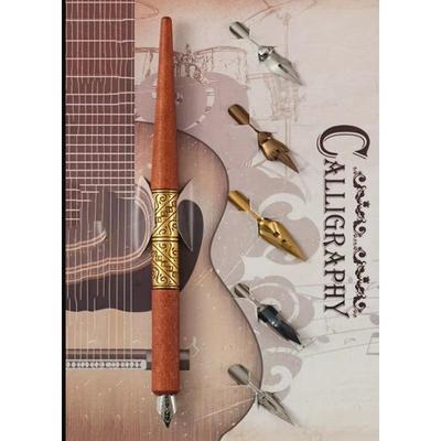 2pcs Twist Glass Dip Pen Crystal Writing Pen with Wood Handle Vintage Calligraphy Pen Signature Pen Writing Supplies for Art Wri
