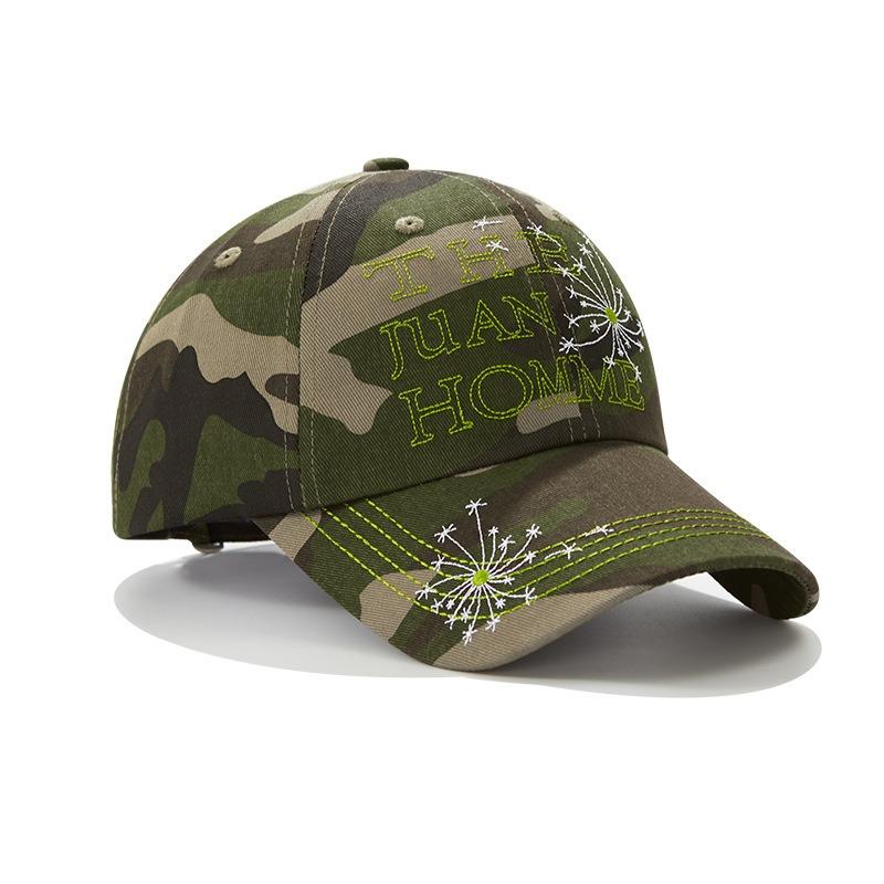 New camouflage baseball cap women's sunshade sunscreen personality niche scattered dandelion cap